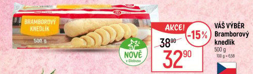 Bramborový knedlík Váš Výběr