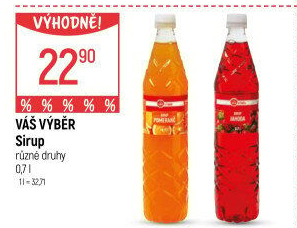 Sirup Váš Výběr
