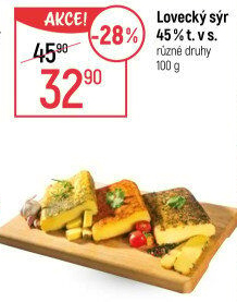 Sýr lovecký 45%