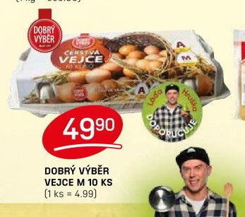 DOBRÝ VÝBĚR VEJCE M 10 KS - FLOP akcniletaky.com