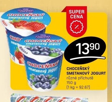 CHOCEŇSKÝ SMETANOVÝ JOGURT