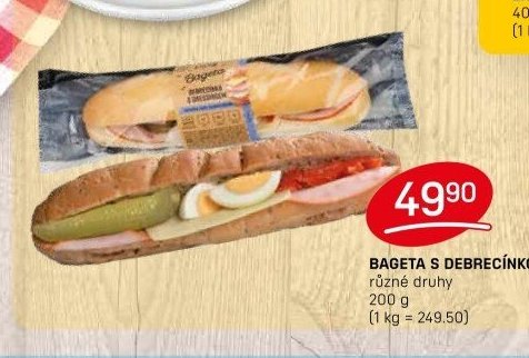 Bageta s debrecínkou