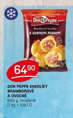 Don Peppe knedlíky bramborové a ovocné
