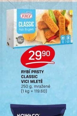 Rybí prsty Classic Vici mleté
