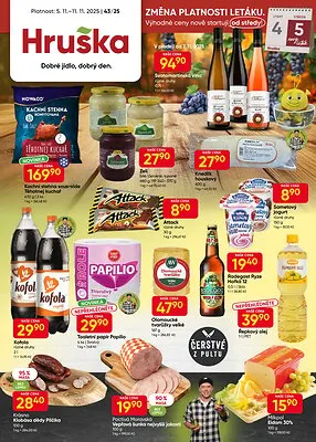 akční leták Hruška 5.11.2025-11.11.2025