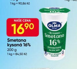 Smetana kysaná 16%