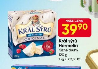 Král sýrů Hermelín