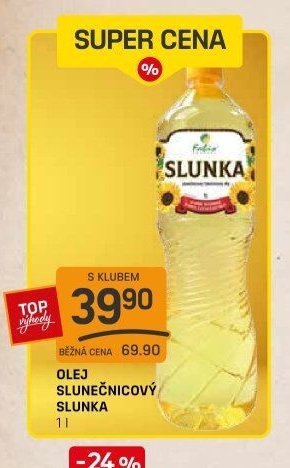 Olej slunečnicový Slunka