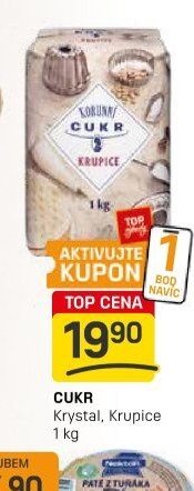 Cukr krystal, krupice