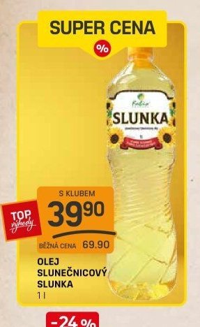 Olej slunečnicový Slunka