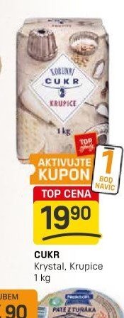 Cukr krystal, krupice