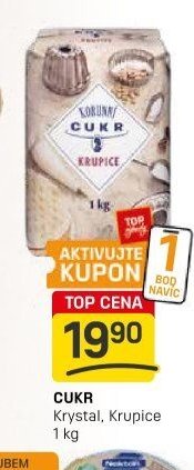 Cukr krystal, krupice