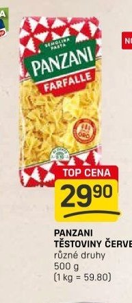 PANZANI TĚSTOVINY ČERVENÉ 500 g