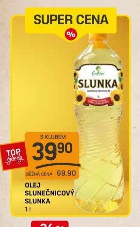 Olej slunečnicový Slunka 1 l