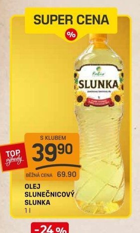 Olej slunečnicový Slunka
