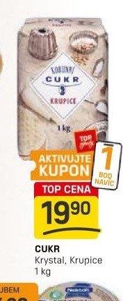 Cukr krystal, krupice