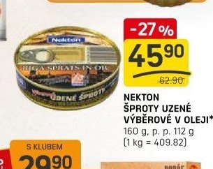 Nekton šproty uzené