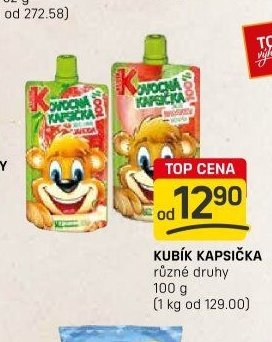 Kubík kapsička