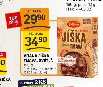 Vitana jíška tmavá, světlá