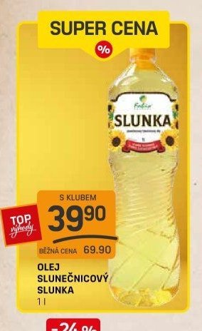 OLEJ SLUNEČNICOVÝ SLUNKA