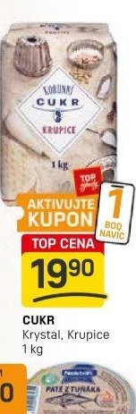 Cukr krystal, krupice 1 kg - FLOP TOP akcniletaky.com