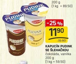 Dezert pudink Kapucín