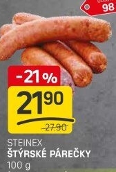 Párečky štýrské Steinex