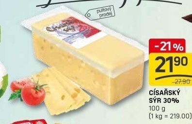 Sýr Císářský 30% Madeta