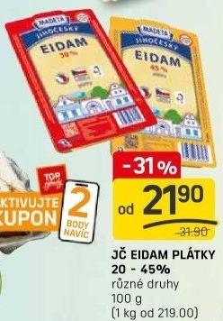 Sýr Eidam Jihočeský Madeta