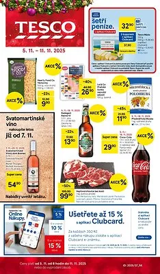akční leták Tesco 5.11.2025-11.11.2025