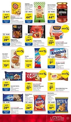 akční leták Tesco 5.11.2025-11.11.2025