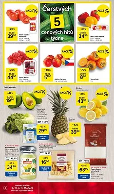 akční leták Tesco 5.11.2025-11.11.2025