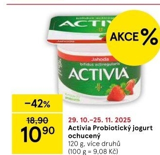 Jogurt ochucený Activia Danone