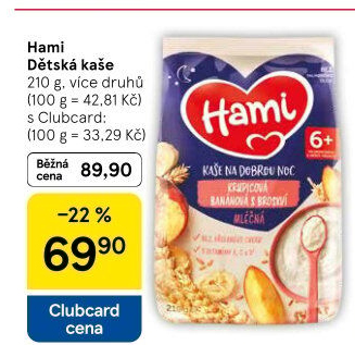 Kaše dětská Hami