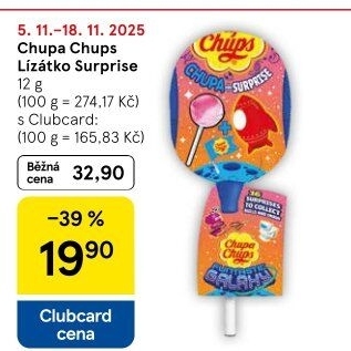 Lízátko s překvapením Chupa Chups