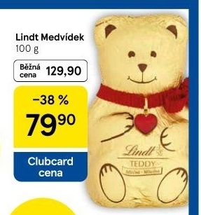 Medvídek čokoládový Lindt