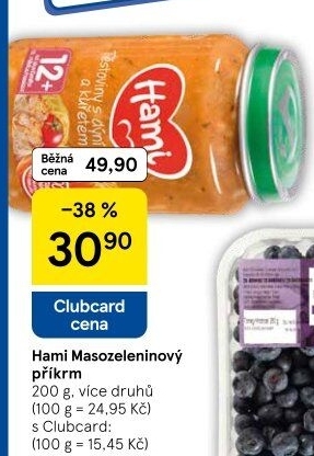 Příkrm masozeleninový Hami