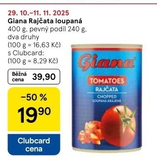 Rajčata loupaná Giana