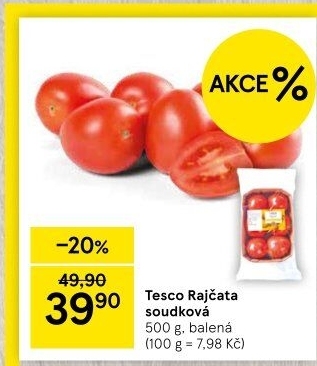 Rajčata soudková Tesco