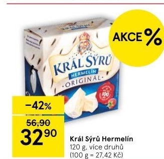 Sýr Hermelín Král sýrů