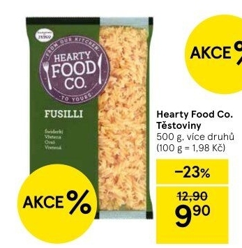 Těstoviny Hearty Food Co Tesco