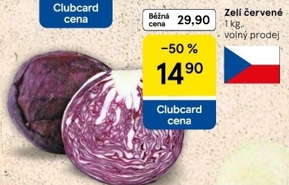 Zelí hlávkové červené