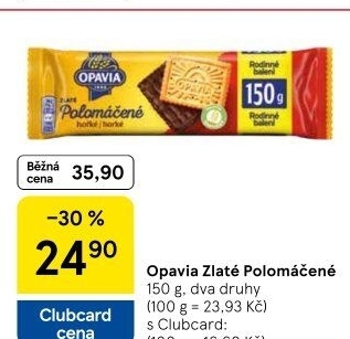 Zlaté polomáčené Opavia