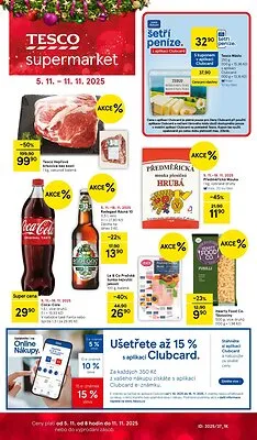 akční leták Tesco 5.11.2025-11.11.2025