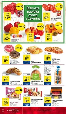 akční leták Tesco 5.11.2025-11.11.2025