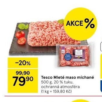 Tesco Mleté maso míchané