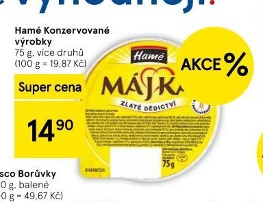 Hamé Konzervované výrobky