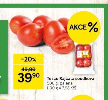 Tesco Rajčata soudková