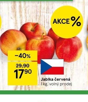 Jablka červená