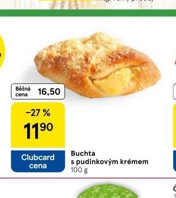Buchta s pudinkovým krémem
